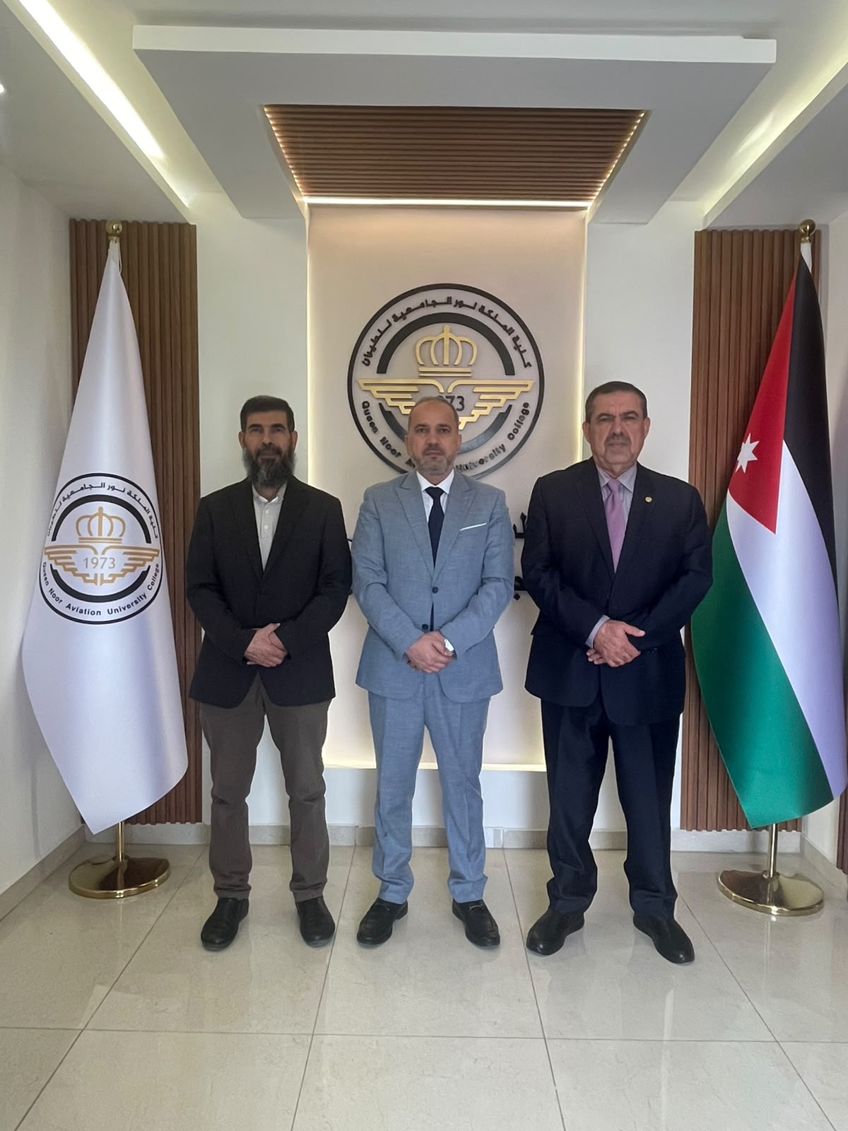 Queen Noor Civil Aviation Technical College Welcomes a Delegation from Tafila Technical University